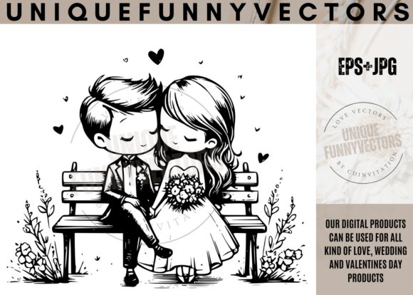 Charming Love and Wedding SVG Vectors 513 for Designers