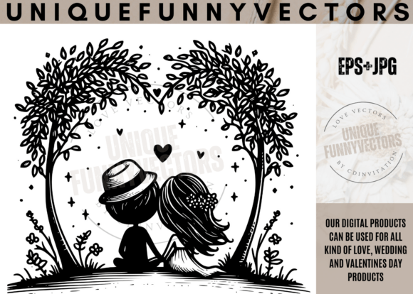 Infuse Romance into Your Projects with Love and Wedding SVG Vectors 395