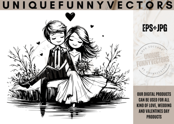 Love and Wedding Svg Vectors 392: Charm for Every Project