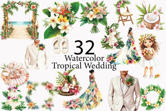 Tropical Wedding Watercolor Clipart: A Designer's Guide