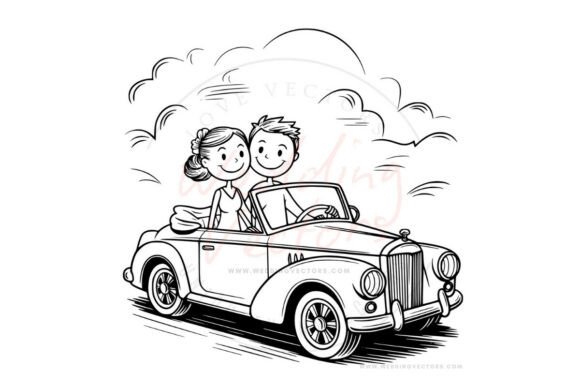 Wedding Couple SVG & Stick Vectors 74: Beyond Cute Designs