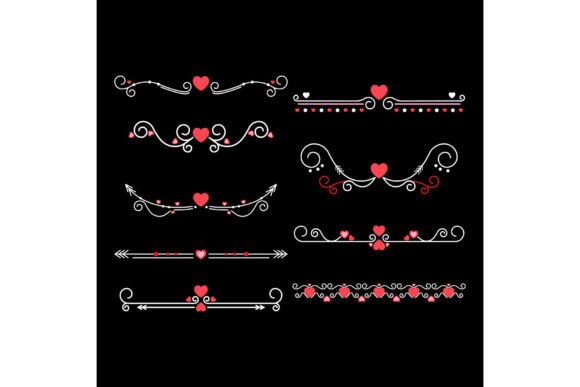 Wedding Divider Ornament Set Cartoon: A Playful Typography Asset