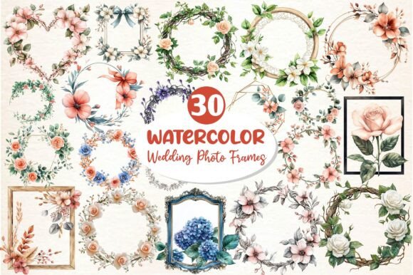 Wedding Photo Frames Clipart: Elevate Your Designs Instantly